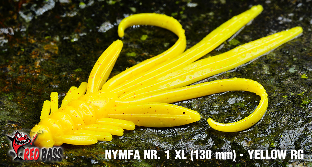 Nymfa REDBASS XL 130mm Yellow RG
