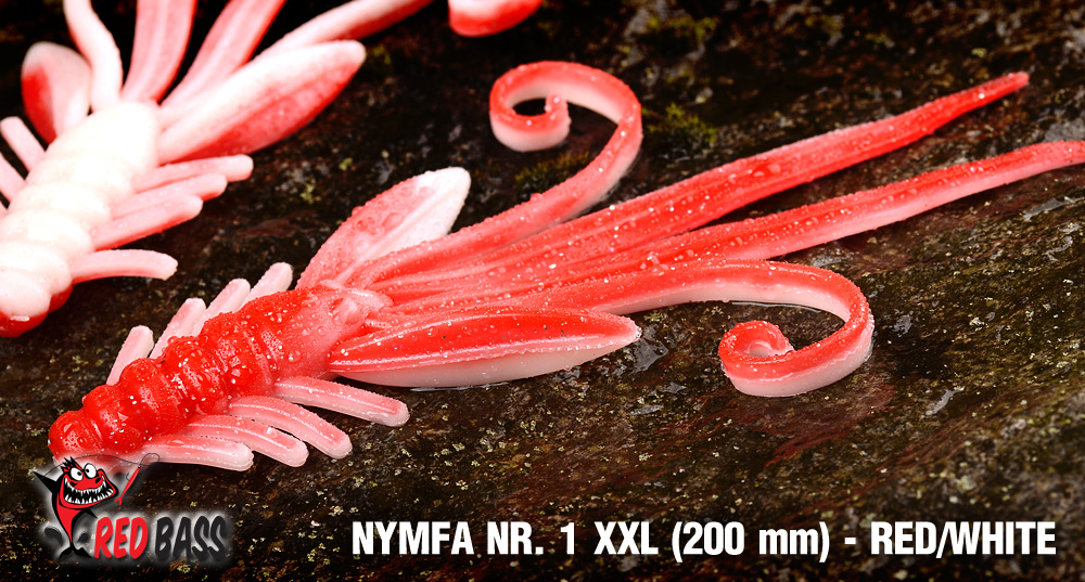 Nymfa REDBASS XXL 200mm Red/White