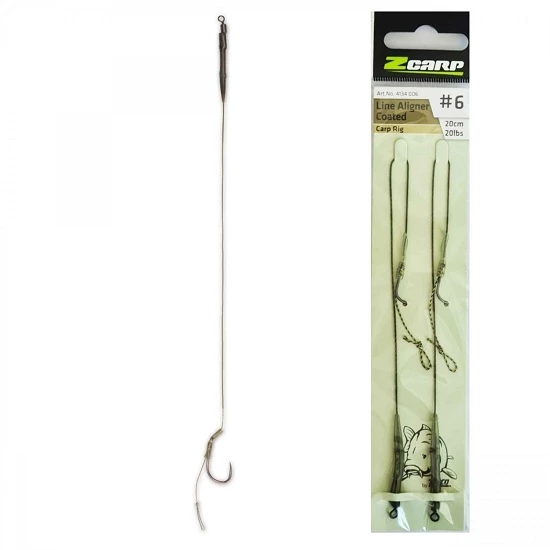Návazec Zebco Z-Carp Line Aligner Coated 2ks 20lbs #6