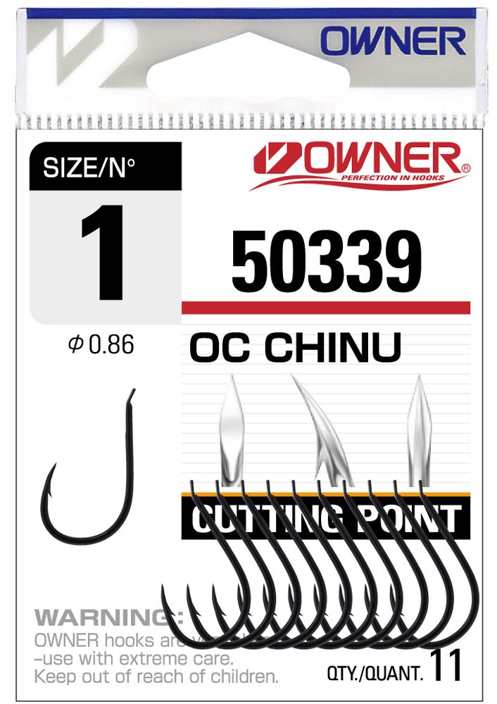 Háčky Owner Cut Chinu 50339 s lopatkou 13ks #3