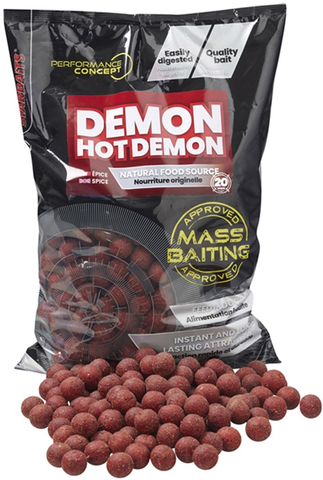 Boilies Starbaits Mass Baiting Hot Demon 3kg 24mm