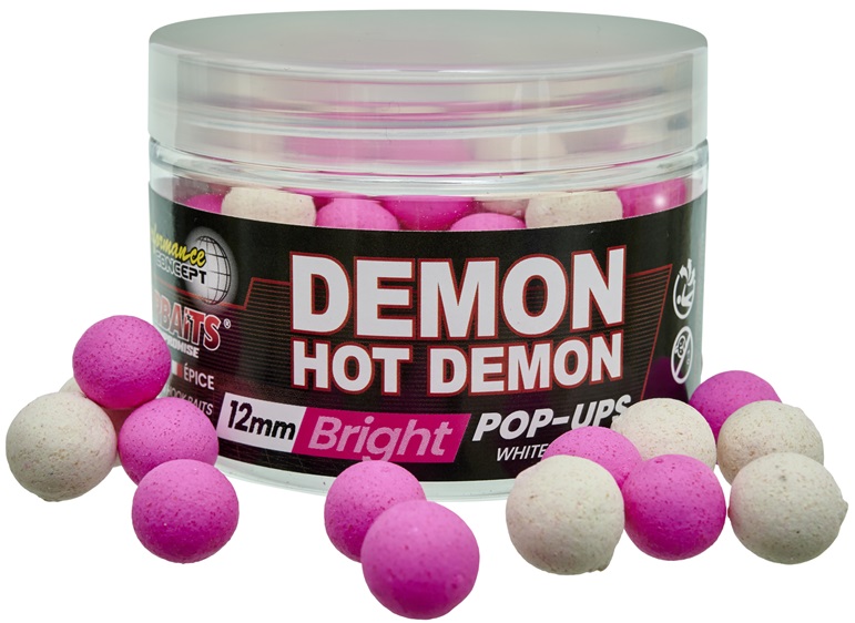 Plovoucí boilies Starbaits Bright Hot Demon 50g 14mm