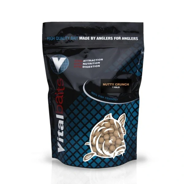 Boilies Vitalbaits Nutty Crunch 18mm 1kg