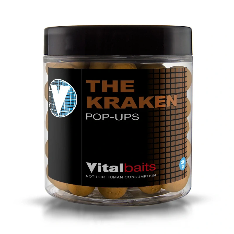 Pop-Up Vitalbaits The Kraken Natural 14mm 80g