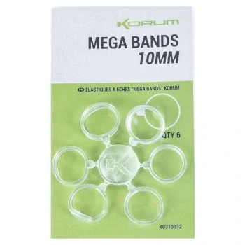 Silikonové kroužky Korum Mega Bands 10 mm