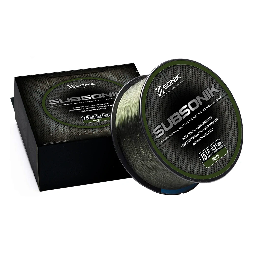 Vlasec Sonik Subsonik Green 0,31mm 15lb 1200m