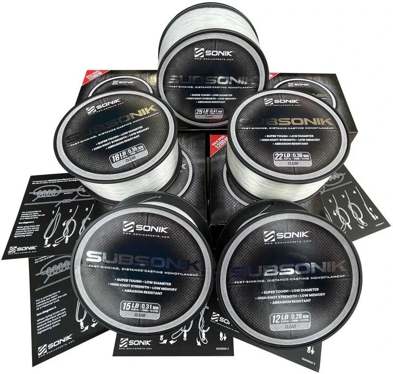 Vlasec Sonik Subsonik Clear 0,31mm 15lb 1200m