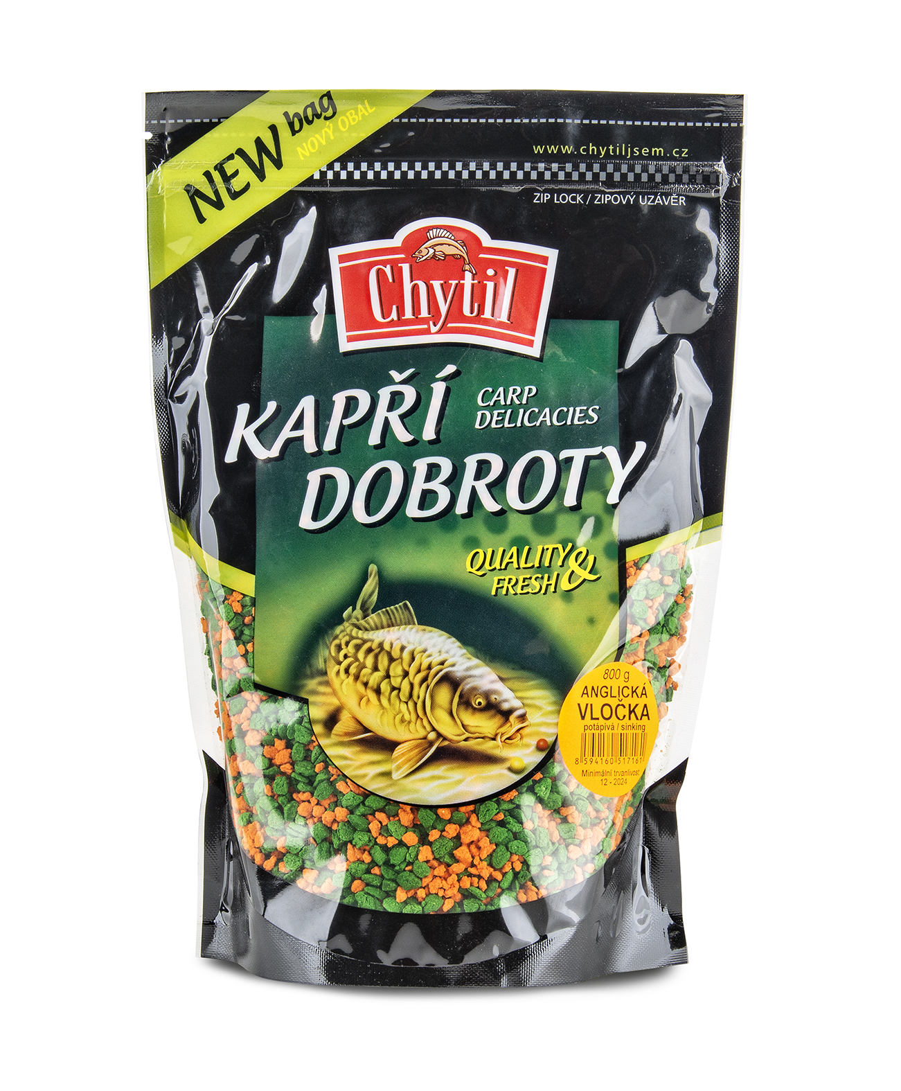 Anglická vločka Chytil 800g oranžová + zelená