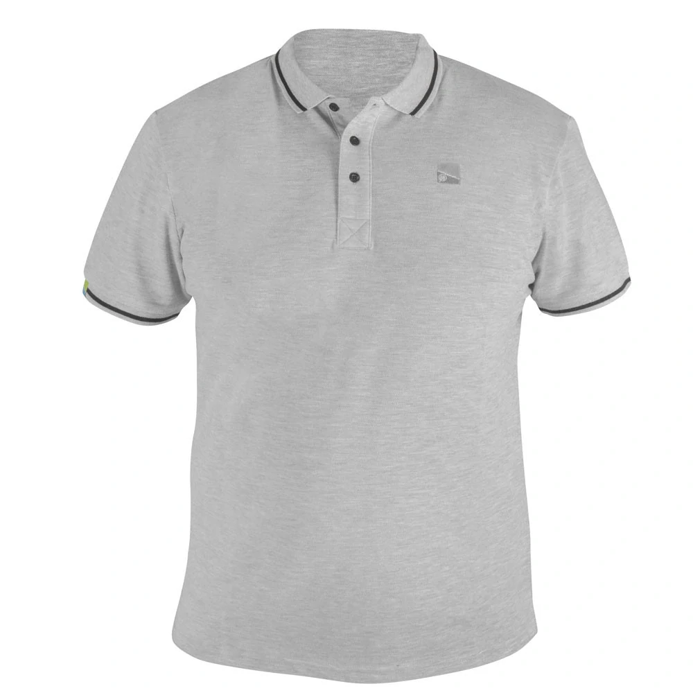 Tričko Preston Innovations Grey Polo M