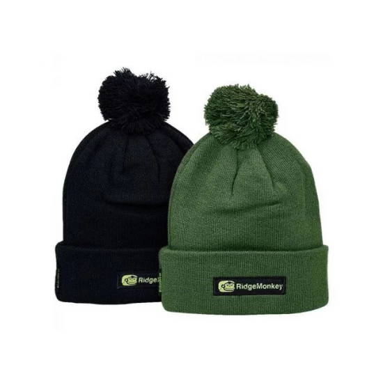 Kulich RidgeMonkey APEarel Bobble Beanie Hat Green