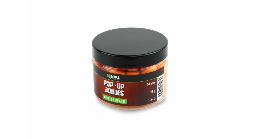 Plovoucí boilies NIKL Chilli & Peach 50g 14mm