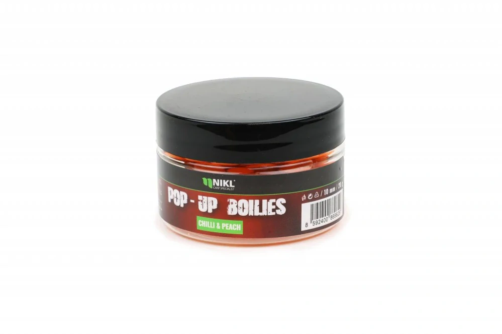 Plovoucí boilies NIKL Chilli & Peach 20g 10mm