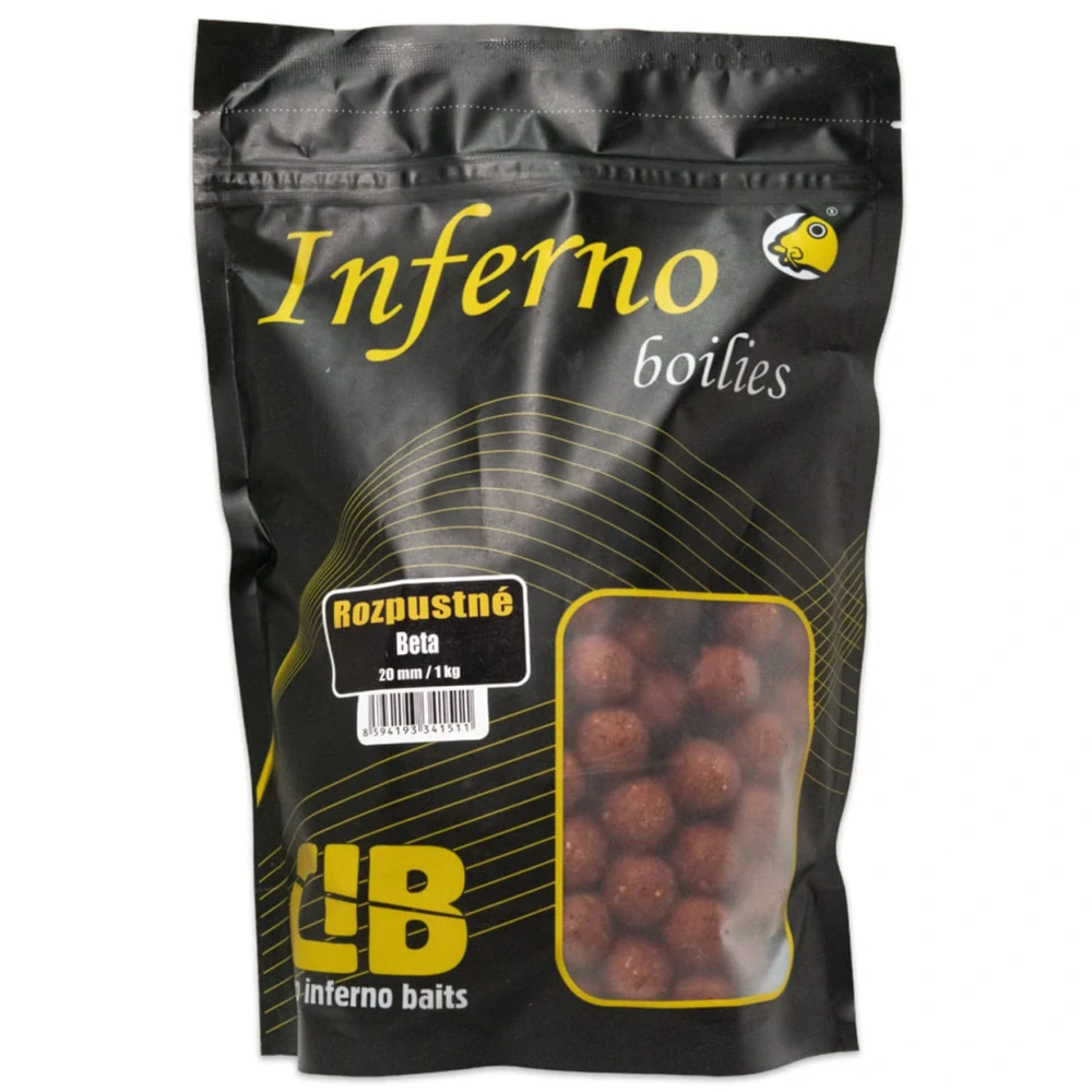 Rozpustné boilies Carp Inferno Hot Line Beta 20mm 1kg