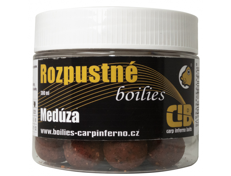 Rozpustné boilies Carp Inferno Hot Line Medúza 20mm 300ml