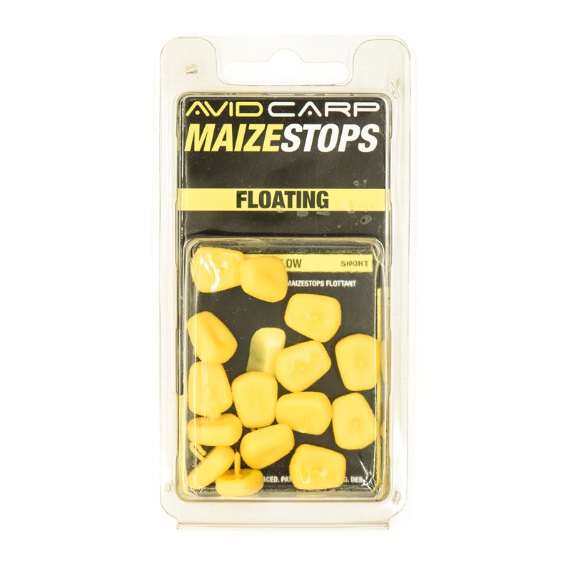 Zarážky Avid Carp Maize Stops Floating Yellow Short