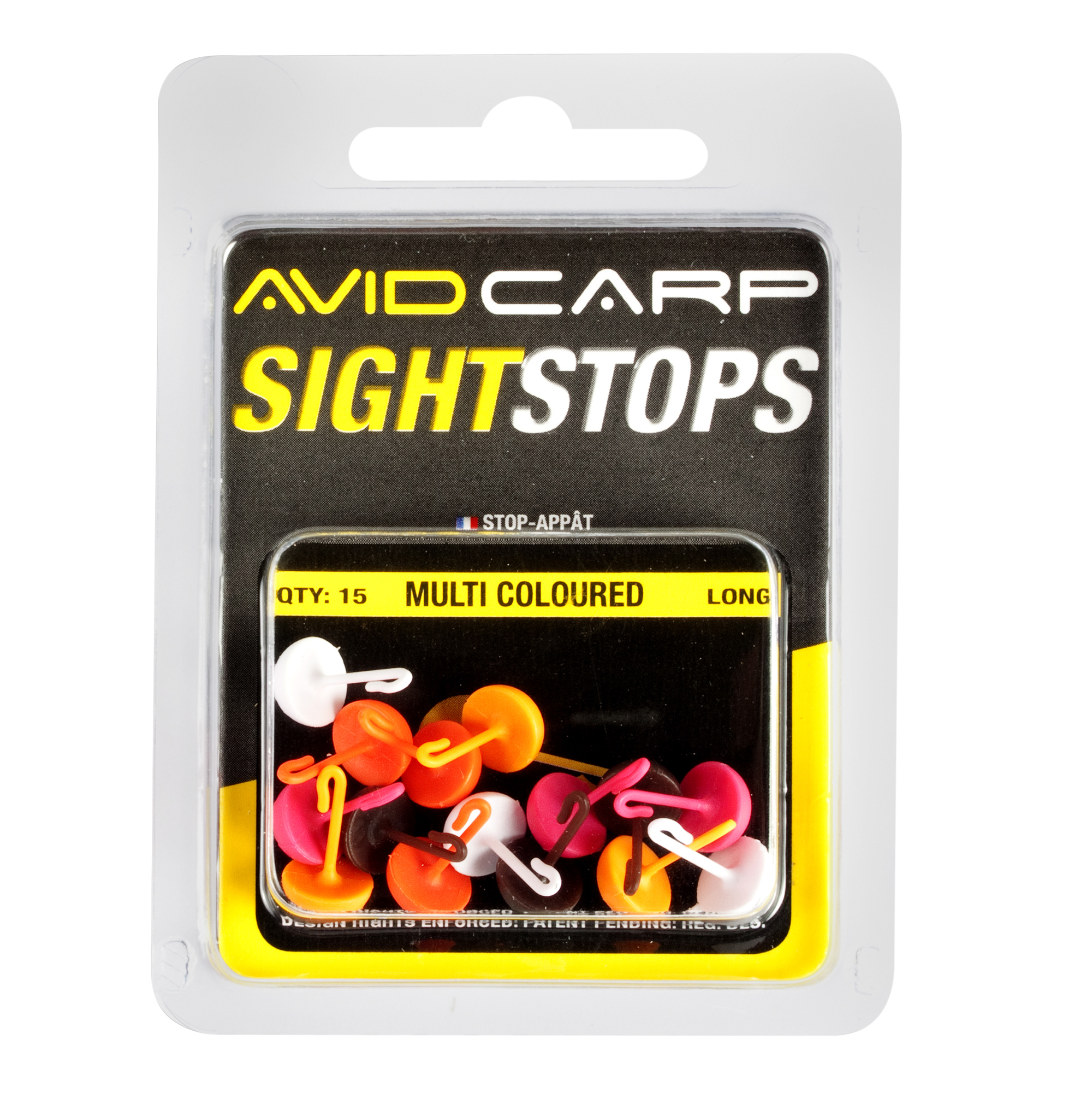 Zarážky Avid Carp Sight Stops Multi Coloured Long