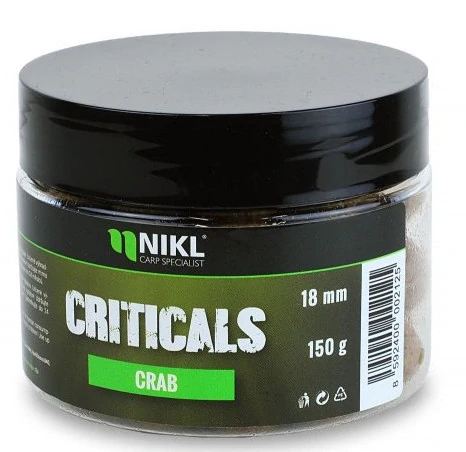 Vyvážené boilie NIKL Criticals Crab 24mm 150g