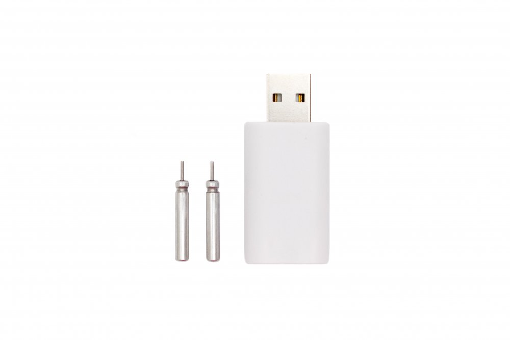 USB nabíječka pro Flajzar Feeder a 2x baterie CR425 - 3V