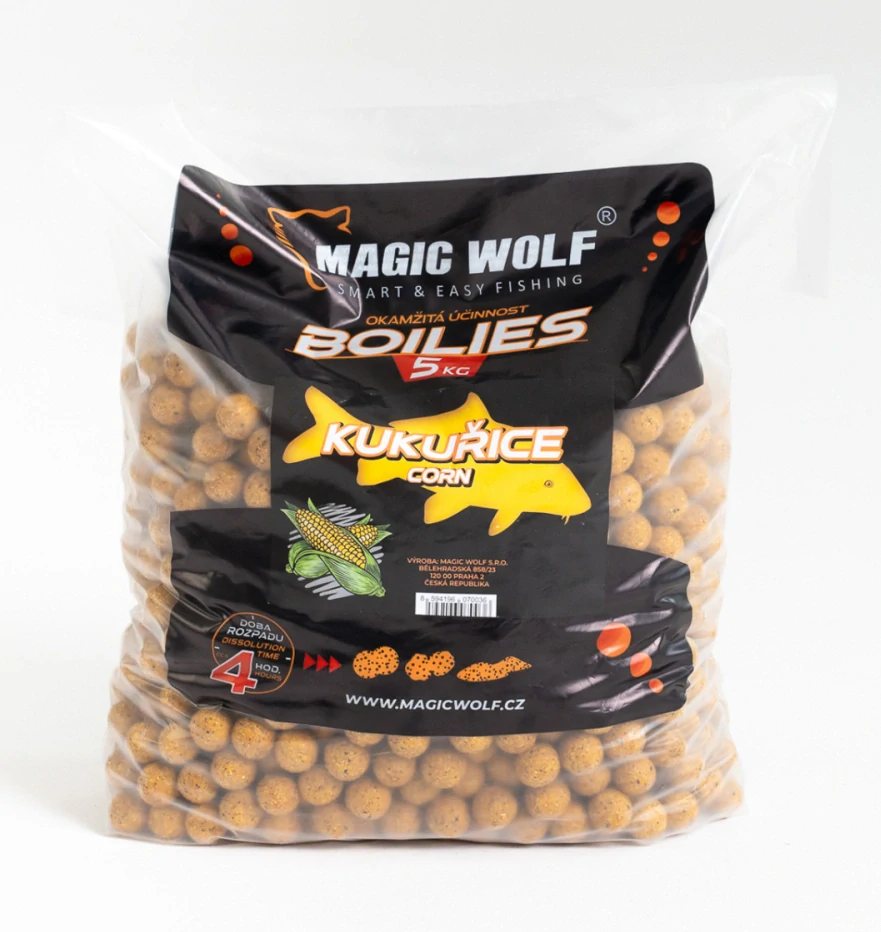 Boilies Magic Wolf Kukuřice 20mm 5kg