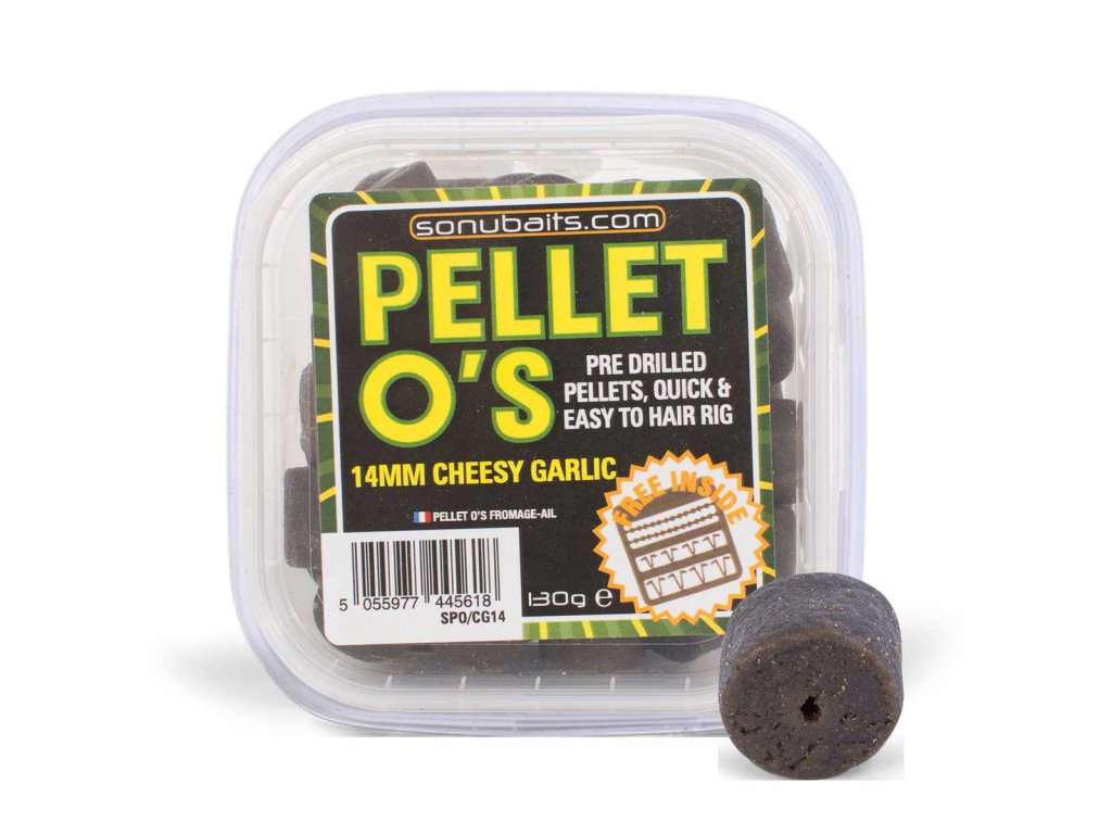 Pelety Sonubaits Pellet O´S Cheesy Garlic 14mm 120g