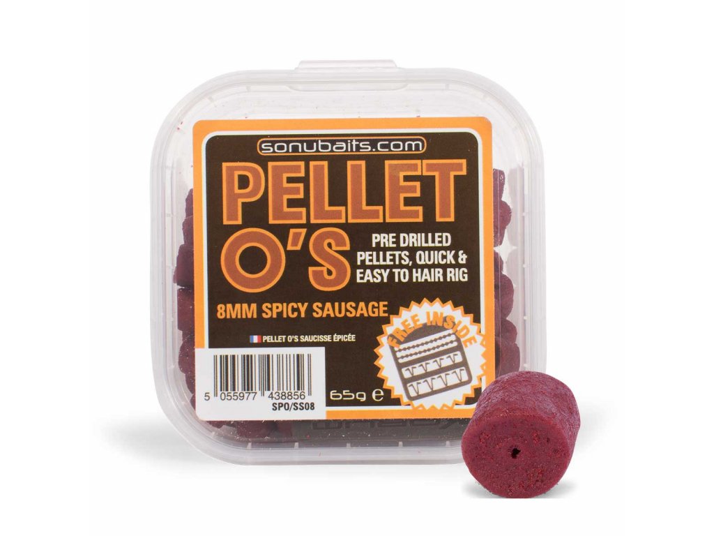 Pelety Sonubaits Pellet O´S Spicy Sausage 8mm 65g
