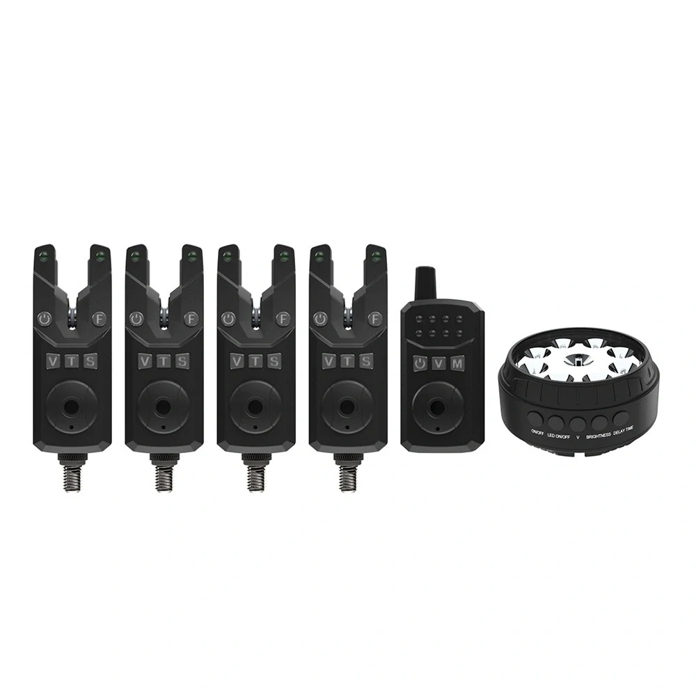 Sada signalizátorů Sonik SKS2 Alarm Set 4+1 + Bivvy Lamp