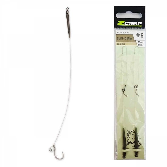 Návazec Zebco Z-Carp Stiff-D Rig 2ks 25lbs #4