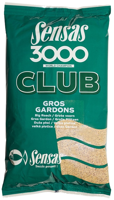 Vnadící směs Sensas 3000 Club Gros Gardons (velká plotice) 2,5kg