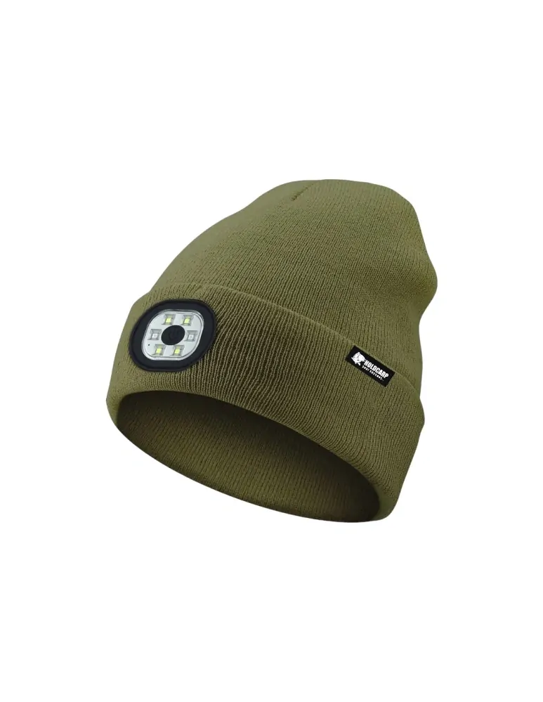 Zimní čepice HOLDCARP LED Light Beanie zelená