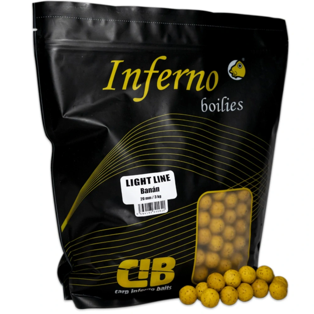 Boilies Carp Inferno Light Line 20mm 3kg Banán