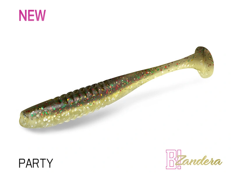 Umělá nástraha Delphin ZANDERA UVs 5ks 10cm PARTY