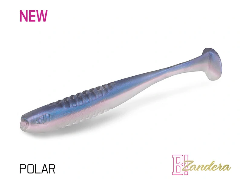 Umělá nástraha Delphin ZANDERA UVs 5ks 10cm POLAR