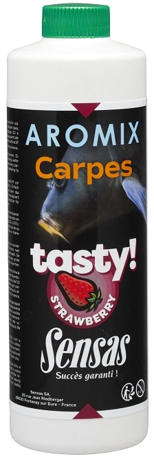 Posilovač Sensas Aromix Carpes Tasty Strawberry (kapr jahoda) 500ml