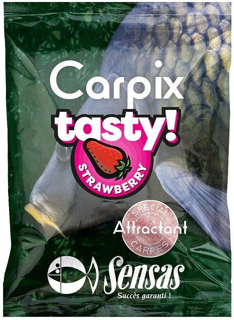 Posilovač Sensas Carpix Tasty Strawberry (kapr jahoda) 300g