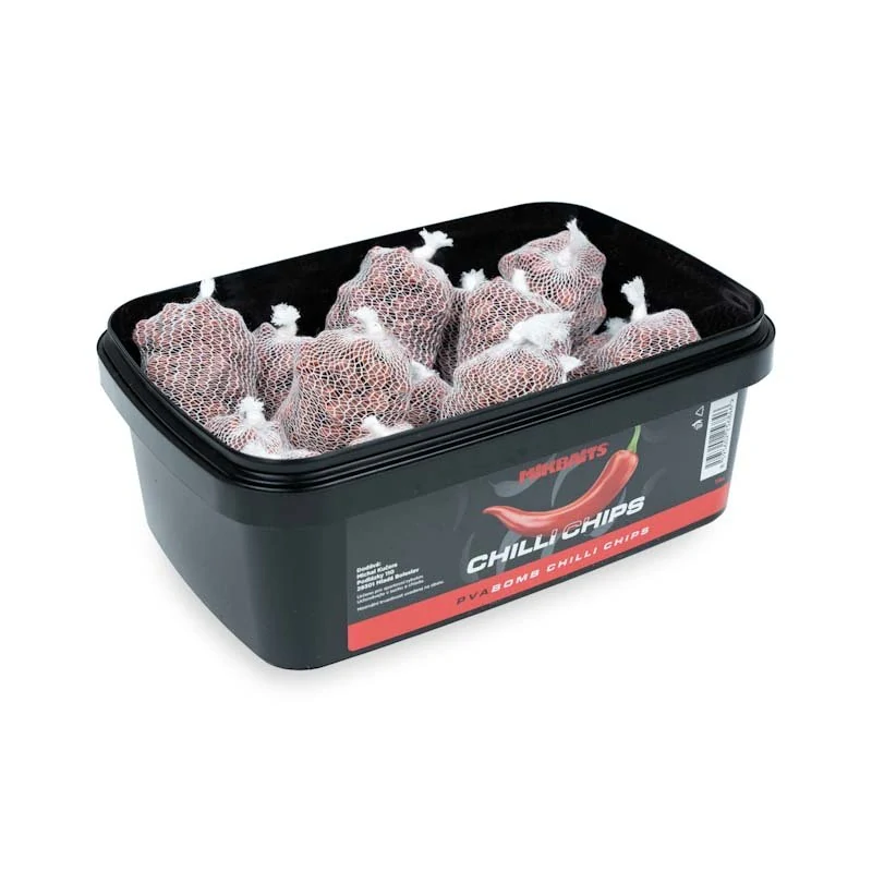 Pelety Mikbaits Chilli Chips PVA Bomb 15ks