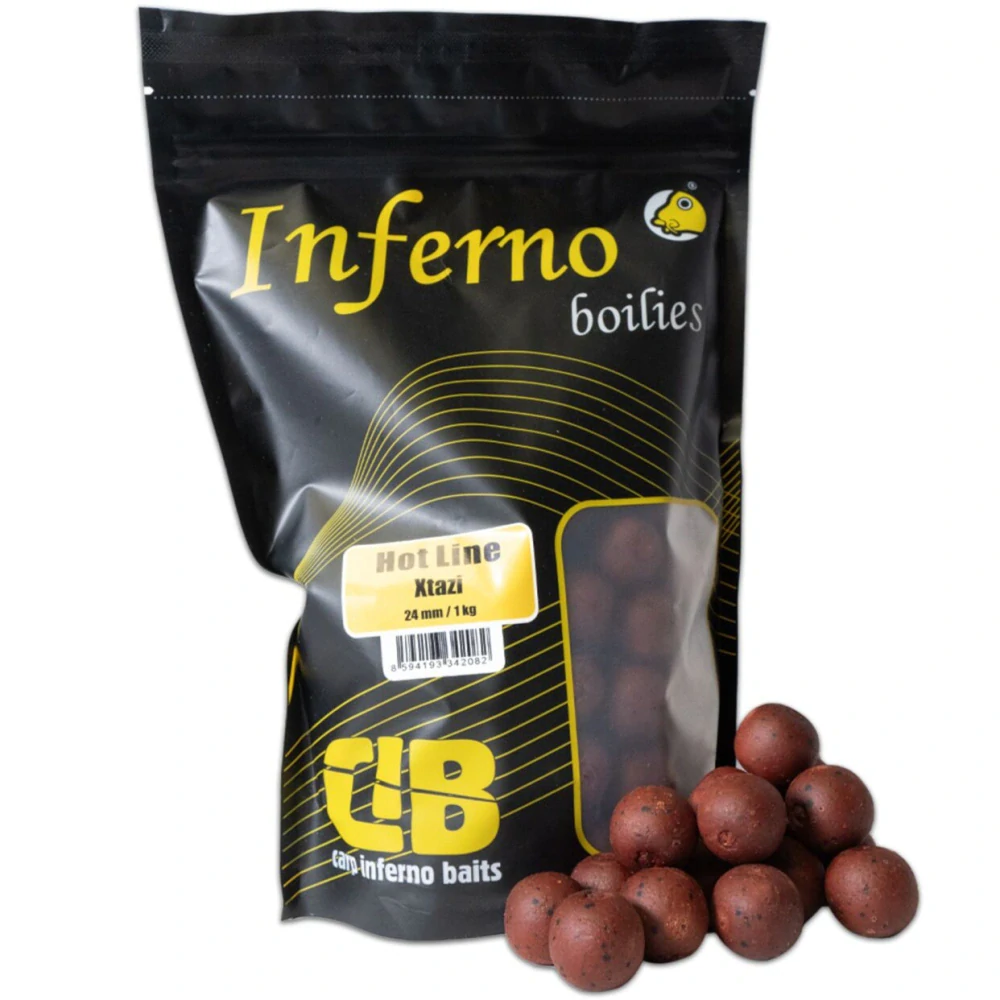 Boilies Carp Inferno Hot Line Xtazi 24mm 1kg