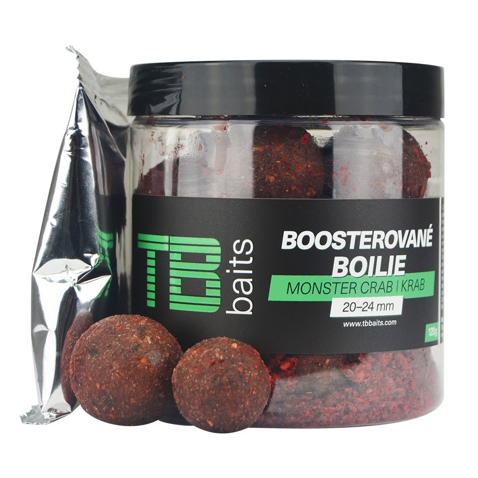 Boosterované boilie TB Baits Monster Crab 120g 20-24mm