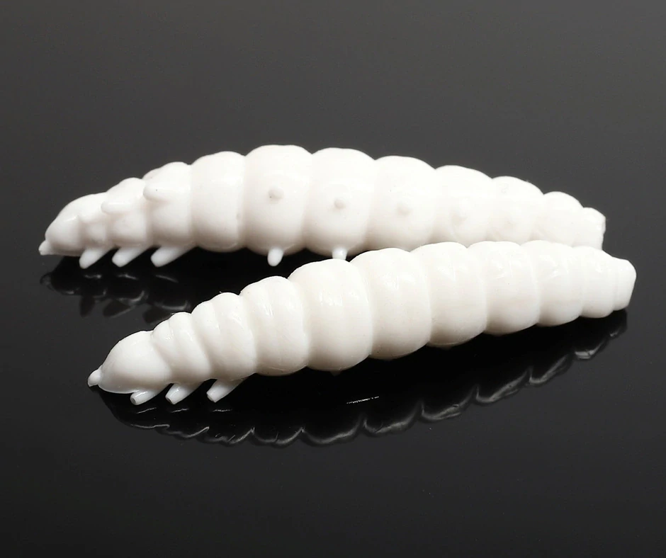 LIBRA LURES Larva 30mm White Cheese 15ks
