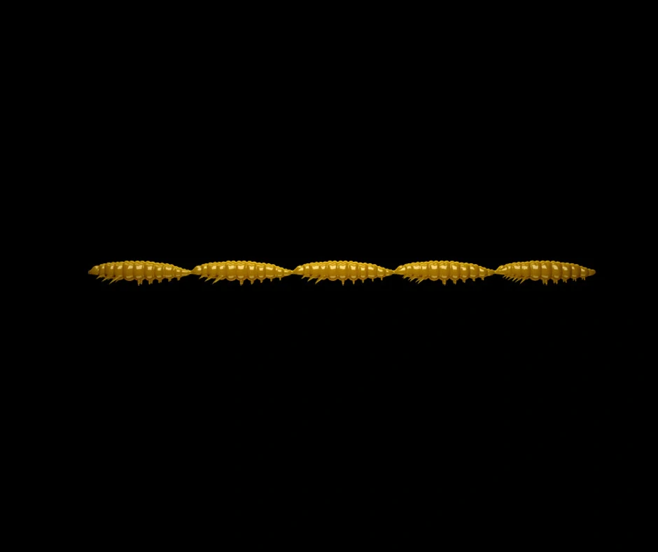 LIBRA LURES Larva Multi 5x25mm Coffee Milk Cheese 5x5ks