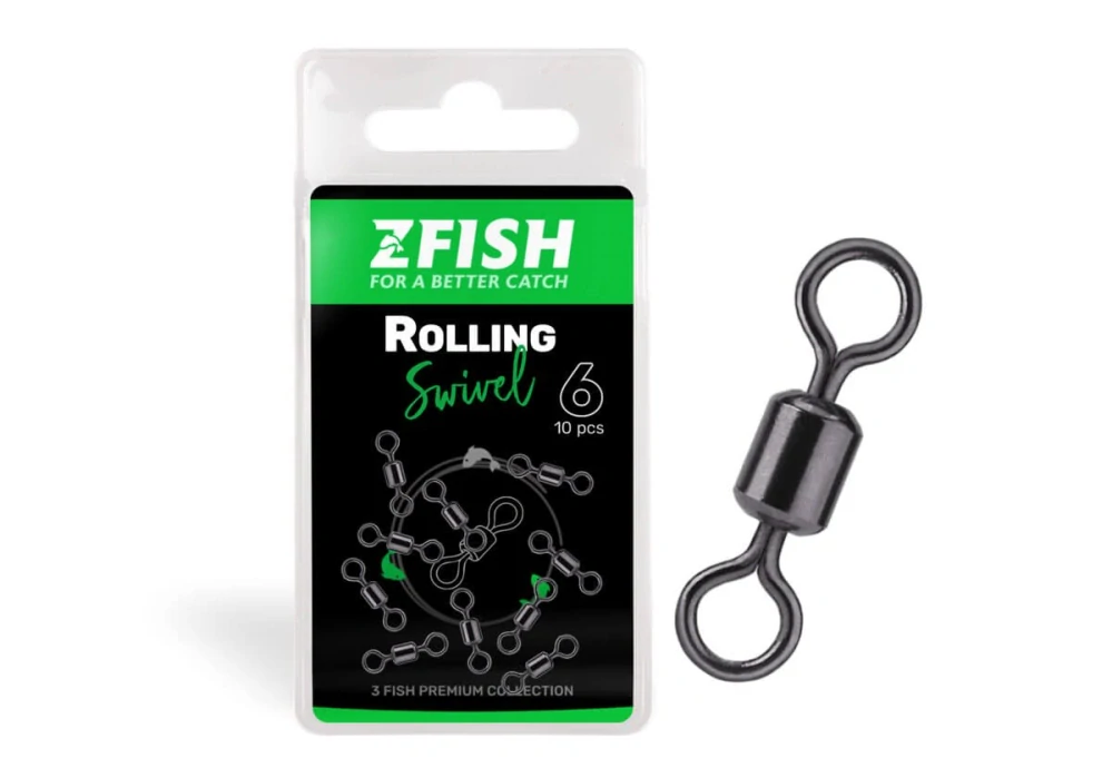 Obratlík ZFISH Rolling Swivel 10ks #12/20kg