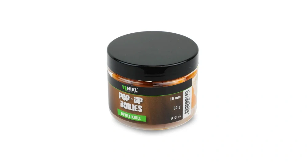 Plovoucí boilies NIKL Devill Krill 50g 16mm