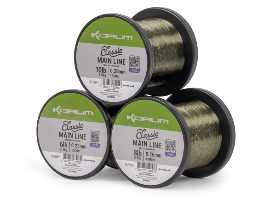 Vlasec Korum Classic Main Line 1000m 0,28mm 10lb