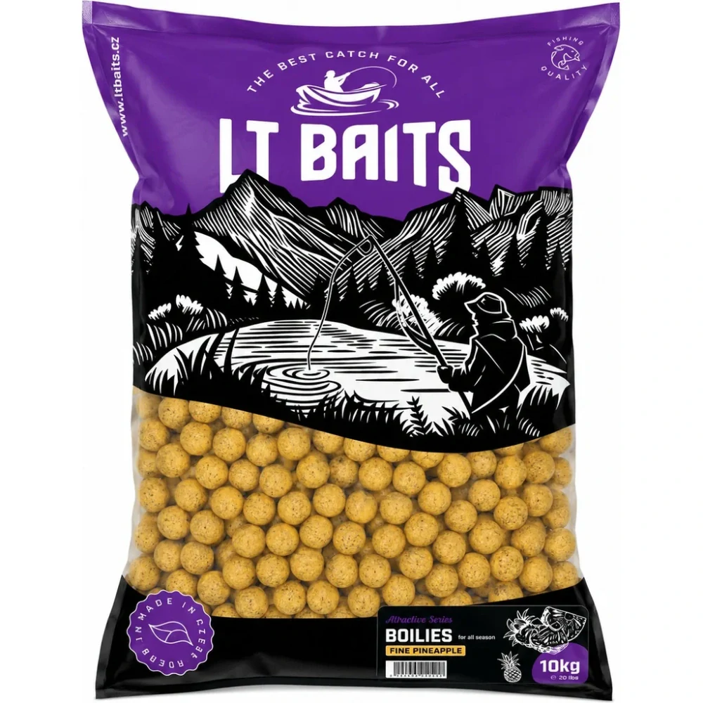Boilies LT Baits Fine Pineapple 10kg 24mm