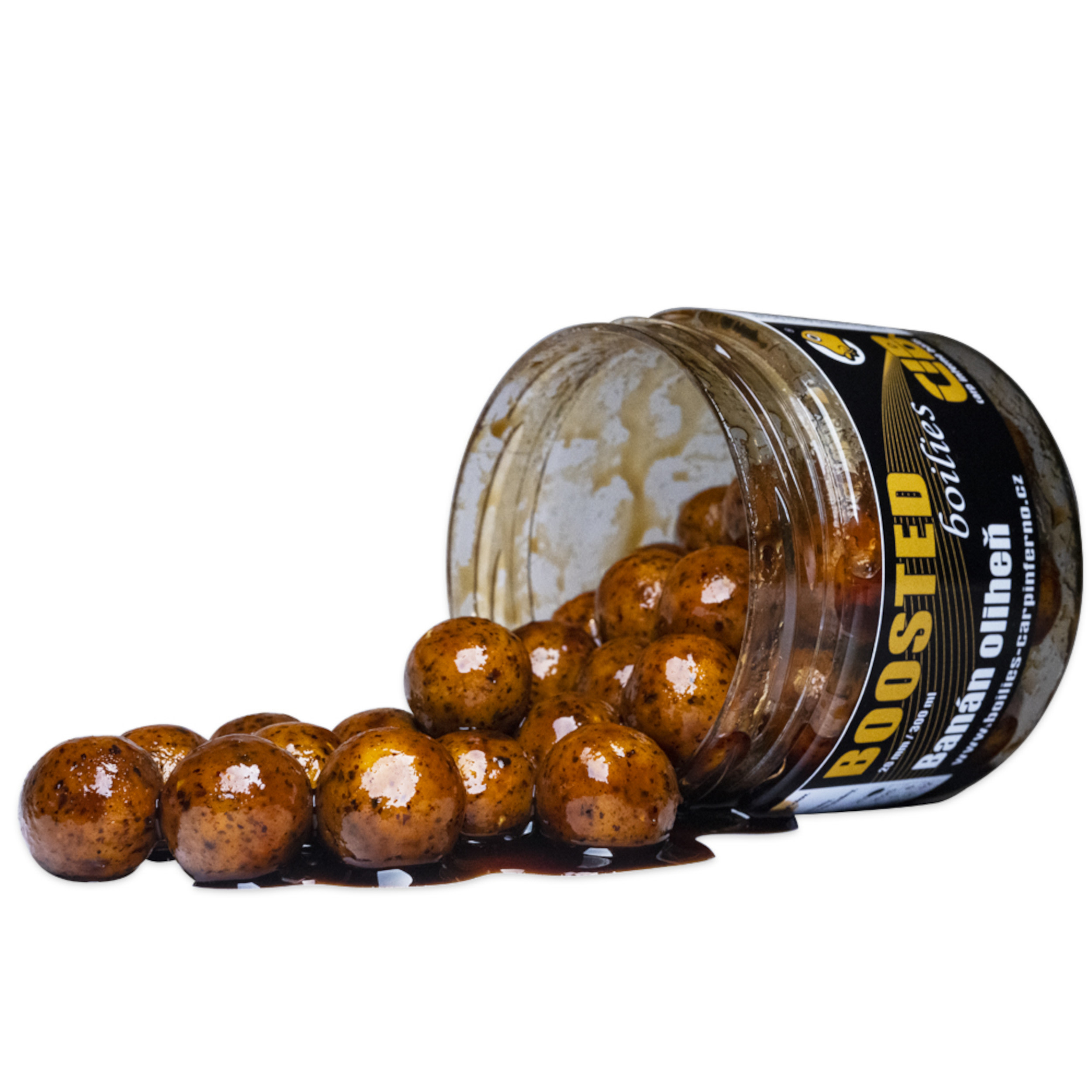 Boosted Boilies Carp Inferno Nutra Line 20mm Banán/Oliheň