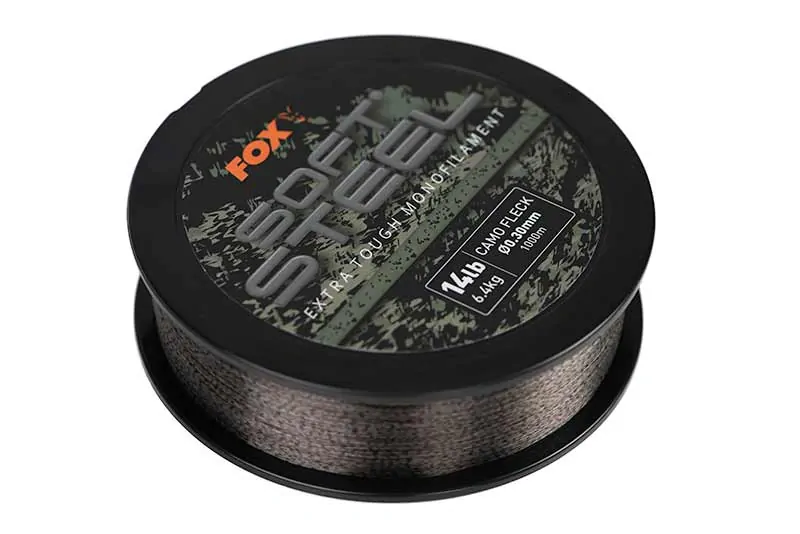 Vlasec FOX Soft Steel Fleck Camo Mono 1000m 0.30mm 14lb/6.4kg