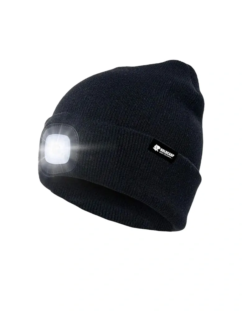 Zimní čepice HOLDCARP LED Light Beanie černá