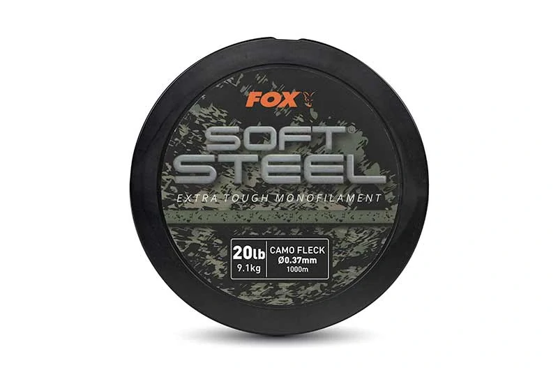 Vlasec FOX Soft Steel Fleck Camo Mono 1000m 0.37mm 20lb/8.2kg