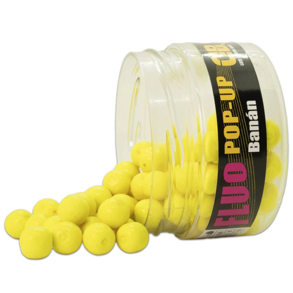 Pop - Up Boilies Carp Inferno FLUO 12mm 200ml Banán