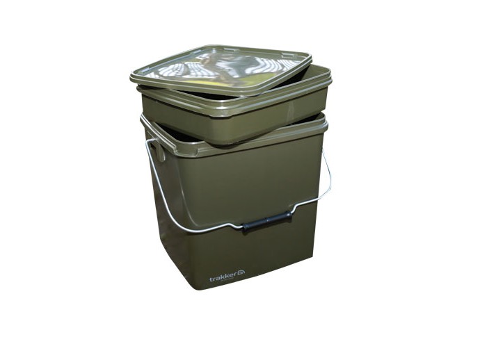 Kbelík Trakker Olive Square Container 13L s vložkou