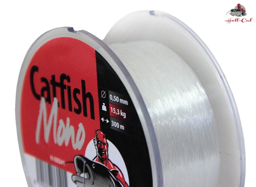 Vlasec Hell-Cat Catfish Mono Clear 300m 0,50mm 15,3kg